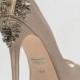 Badgley Mischka DREE II - Taupe - High Heels Wedding Shoes Bridal