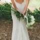 Stunning White/Ivory Lace Bridal Gown Wedding Dress Custom Size 2-16