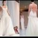2014 New Mermaid White/Ivory Wedding Dress Bridal Gown Size 4 6 8 10 12 14 16 18