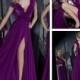 Gorgeous purple chiffon gown to make you look stunning