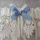 Vintage 'Something Blue' Bridal Garter 