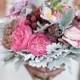 Unique Framboise Sauvage bouquet de mariage
