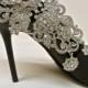 Bridal Shoe Clips-Crystal Rhinestone Shoe Ciip-Bridal Party-Set Of 2- Manolo Blahnik