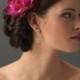 NWT Fuchsia-Pfingstrose Braut Hochzeit Blumen-Haar-Clip