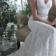 2014 Neu Weiß / Ivory Meerjungfrau Brautkleid Benutzerdefinierte Größe 4 6 8 10 12 14 16