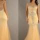 2014 formelle de sirène perlée robe de soirée de mariage robe formelle de bal d'étudiants personnalisée