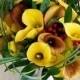 Calla-Lilien-Blumenstrauß
