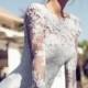 Full Sleeves Modern Wedding Dress for Brides