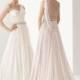Sheath White/ivory Wedding Dress Gown Bridal Ball Evening Gown Custom Size 2-22