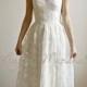 Ellie Lang - 2 Stück, Spitze und Baumwolle Hochzeitskleid - Preis steigt am 20. März