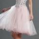 Beaded Bodice A-line Short Prom Dress