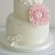 Cake With Pink Flower 
