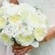 Ivoire pivoine bouquet de mariée