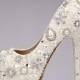 Kristall Strass Perlen-Hochzeits-Schuhe