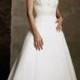 Princess Strapless With Embroidery Bodice Lace Up White Wedding Dresses For Bride