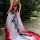 Blood Drenched Aristocratic Vampire Countess Gown