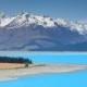 بحيرة Pukaki في نيوزيلندا