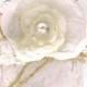 Rustikale Hochzeitsdeko, 5 Weckglas Lace Wraps, Sackleinen, Elfenbein, Gewebe-Blumen, Elfenbein, Vintage, Shabby Chic, Mittelstü