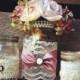 Sackleinen und Spitze Mason Jar Vasen Vintage Style Lace Weckgläser Hochzeits-Dekorationen Mason Jar Home Decor Rustic Chic Vint