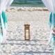 Beach Wedding Bamboo Arbor Arch Chuppah Altar , - Without Draping Fabric , Beach Wedding Ceremony