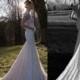 2014 New trägerlose Spitze-Nixe-Hochzeits-Kleid-Kleid-nach