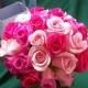 Hot Pink Bouquet de mariage
