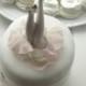 Wedding Cake decorated with the beautiful white ribbon
