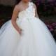 Flower Girl Dress. Ivory With Ivory