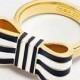 Striped Bow Ring 