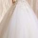 2014 أبيض / العاج الزفاف فستان الزفاف مخصص أدلى Size2-4-6-8-10-12-14-16-18-20-22