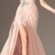 Sexy 2014 One Shoulder Beaded Chiffon Party Prom Bridal Evening Dresses Custom