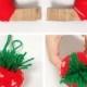 DIY Strawberry Pom Pom Tutorial 