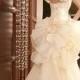 Taille robe de mariage parfait Champagne nuptiale faite sur commande 2-4-6-8-10-12-14-16-18-20-22
