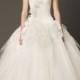 A white-colored wedding dress to make you look beautiful.