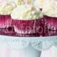 Ivory and pink ballerina wedding cupcakes