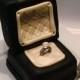 Wedding cupcake designed as engagement ring box