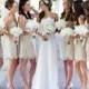 Короткие Кружевные Платья Невесты Коктейль Бальное Платье Для Выпускного, Свадебные