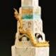 Orientalische Hochzeitstorte Design-