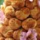 A mountain of Croquembouche for the perfect wedding.
