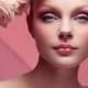 Makeup to give the realistic look using pink color.