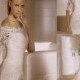 New 2014 ivory White Wedding Dress with illusion sleeves.