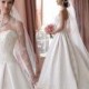 New dentelle blanche / ivoire Brides robe de robes de mariage Taille 2-4-6-8-10-12-14-16-18-20