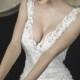 Hot New Ivory White Lace Wedding Dress