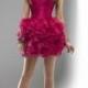 Fuchsia/Cocktail/Party/Homecoming Dress/Layered/Short Prom/Ball Gown Size 14