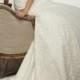 2014 blanc / ivoire dentelle robes de mariée Taille personnalisée 2-4-6-8-10-12-14-16-18-20-22