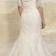2014 New Mermaid ivory White Brides Wedding Gown