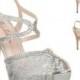 Neue Frauenknöchelriemen Peep Toe Platform Spitzenkleid Hochzeits Sandale VICE-93