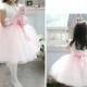 Kinder Babies Layered Hochzeits-Blumen-Mädchen-Festzug-Prinzessin Abendkleider # ST