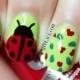 Ladybug Nail Art
