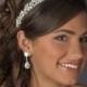 NWT Majestic Silver Plated CZ Cubic Zirconia Wedding Bridal Headband Tiara